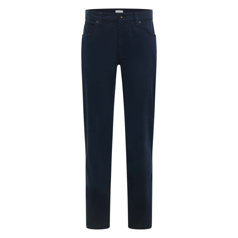 Mustang - Jean Tramper Straight En Coton Marine Uni Avec Une Coupe Droite - Marine Mustang - Jean Tramper Straight En Coton Marine Uni Avec Une Coupe Droite - Marine