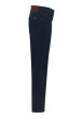 Thumbnail Jean Tramper Straight en coton marine uni avec une coupe droite - Image 3