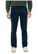Thumbnail Jean Tramper Straight en coton marine uni avec une coupe droite - Image 4