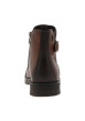 Thumbnail Boots brunes à talon décroché bas avec un zip et un soufflet élastiqué - Image 6