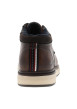 Thumbnail Derbies cognac à talon plat avec des lacets et doublure bleu marine - Image 6
