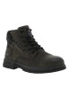 Thumbnail Bottines kaki à talon décroché bas avec un zip et des lacets ronds - Image 3