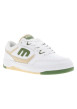 Thumbnail Baskets skate blanches à talon plat avec un logo en relief au talon - Image 3