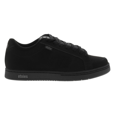 Baskets skate noires à talon plat à lacets...