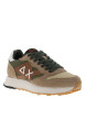 Thumbnail Baskets running beiges à talon plat avec le nom de la marque au talon - Image 3