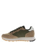 Thumbnail Baskets running beiges à talon plat avec le nom de la marque au talon - Image 2