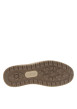 Thumbnail Baskets en cuir noisette à talon plat avec un zip et des lacets ronds - Image 5