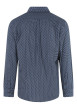 Thumbnail Chemise en coton marine fleuri avec une coupe regular fit et un col boutonné - Image 2
