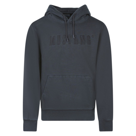 Sweat en coton noir uni avec une coupe droite...