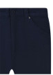 Thumbnail Jean en coton marine avec une coupe unie regular fit et 5 poches - Image 3