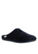 Thumbnail Mules bleues marine avec un talon plat et imprimé à carreaux - Image 3