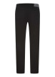 Thumbnail Jean noir uni coupe droite avec une fermeture avec un zip et un bouton - Image 2