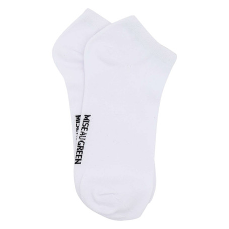 Chaussettes basses en coton biologique blanches...