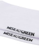 Thumbnail Chaussettes basses en coton biologique blanches ornées du nom de la marque - Image 2