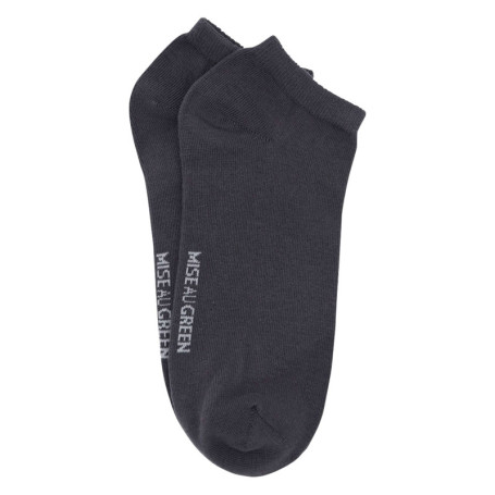 Chaussettes basses en coton biologique grises...