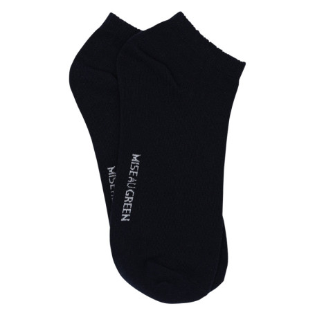 Chaussettes basses en coton biologique marine...