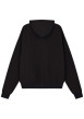 Thumbnail Sweat zippé noir uni avec une coupe ajustée et une fermeture zippée - Image 2