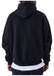 Thumbnail Sweat zippé noir uni avec une coupe ajustée et une fermeture zippée - Image 4
