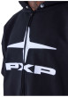 Thumbnail Sweat zippé noir uni avec une coupe ajustée et une fermeture zippée - Image 5
