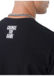Thumbnail T-shirt noir uni avec une coupe droite et des manches courtes - Image 4