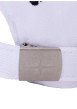 Thumbnail Casquette blanche uni avec une fermeture strapback à l'arrière - Image 4