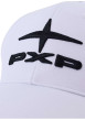 Thumbnail Casquette blanche uni avec une fermeture strapback à l'arrière - Image 5