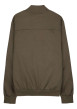 Thumbnail Blouson vert uni avec une coupe droite et un col montant boutonné - Image 2