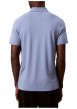 Thumbnail Polo en coton bleu uni avec une coupe droite et un col boutonné - Image 3