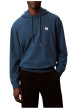 Thumbnail Sweat en coton nuit uni avec une coupe droite et une capuche - Image 2