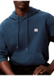 Thumbnail Sweat en coton nuit uni avec une coupe droite et une capuche - Image 6