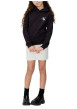 Thumbnail Sweat en coton noir uni avec une coupe droite et une capuche - Image 4