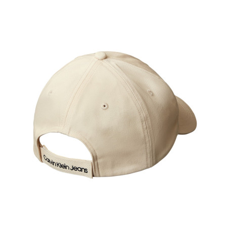 Casquette en coton biologique écrue unie avec...