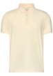 Thumbnail Polo en coton jaune uni avec une coupe droite et un col à revers