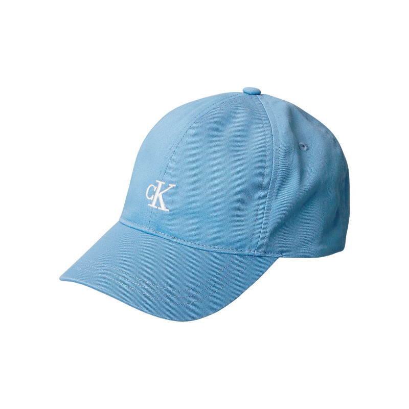 Calvin Klein Jeans - Casquette En Coton Biologique Lavande Uni Avec Fermeture Strapback - Violet Calvin Klein Jeans - Casquette En Coton Biologique Lavande Uni Avec Fermeture Strapback - Violet