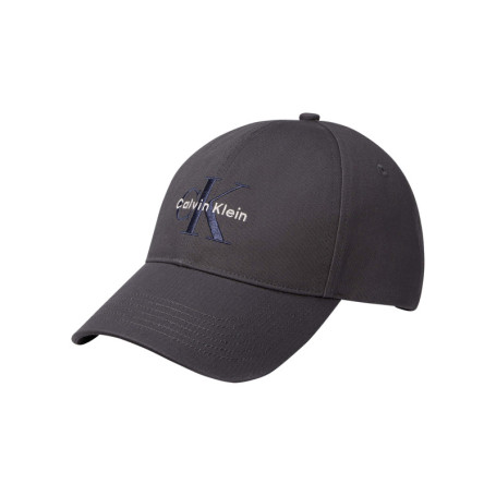 Casquette en coton marine uni avec logo et...