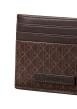 Thumbnail Porte-cartes marron avec un revêtement à motifs monogrammes - Image 2