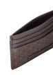 Thumbnail Porte-cartes marron avec un revêtement à motifs monogrammes - Image 3