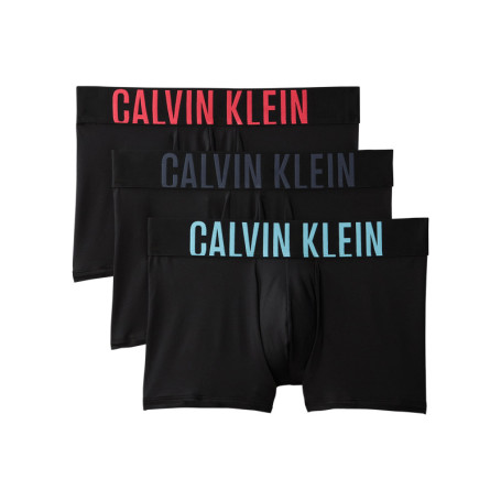 Lot de 3 boxers classiques noirs unis avec une...