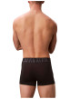 Thumbnail Lot de 3 boxers classiques noirs unis avec une taille élastiquée - Image 3