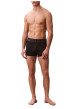 Thumbnail Lot de 3 boxers classiques noirs unis avec une taille élastiquée - Image 4
