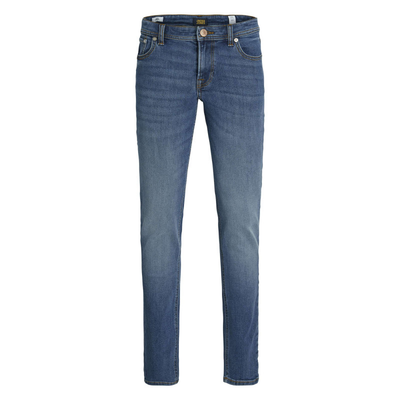 Jack & Jones - Jean En Coton Mélangé Bleu à Coupe Slim Pourvu De Coutures Contrastées - Bleu Jack & Jones - Jean En Coton Mélangé Bleu à Coupe Slim Pourvu De Coutures Contrastées - Bleu
