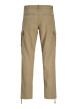 Thumbnail Pantalon cargo en coton biologique beige pourvu de poches plaquées - Image 2