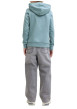 Thumbnail Sweat en coton mélangé bleu à coupe droite orné d'un imprimé de la marque - Image 4