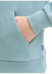 Thumbnail Sweat en coton mélangé bleu à coupe droite orné d'un imprimé de la marque - Image 6