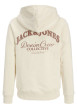 Thumbnail Sweat en coton écru à coupe droite orné d'un imprimé de la marque - Image 2