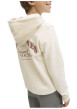 Thumbnail Sweat en coton écru à coupe droite orné d'un imprimé de la marque - Image 4