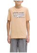 Thumbnail T-shirt en coton biologique pêche orné d'un imprimé de la marque - Image 3