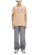 Thumbnail T-shirt en coton biologique pêche orné d'un imprimé de la marque - Image 7