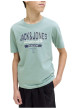 Thumbnail T-shirt en coton biologique bleu orné d'un imprimé de la marque - Image 3