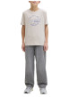 Thumbnail T-shirt en coton biologique beige orné d'un imprimé de la marque - Image 7